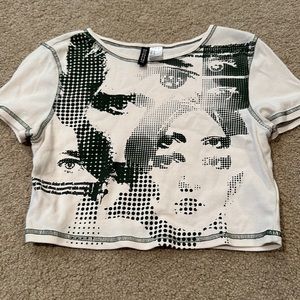 h & m crop top